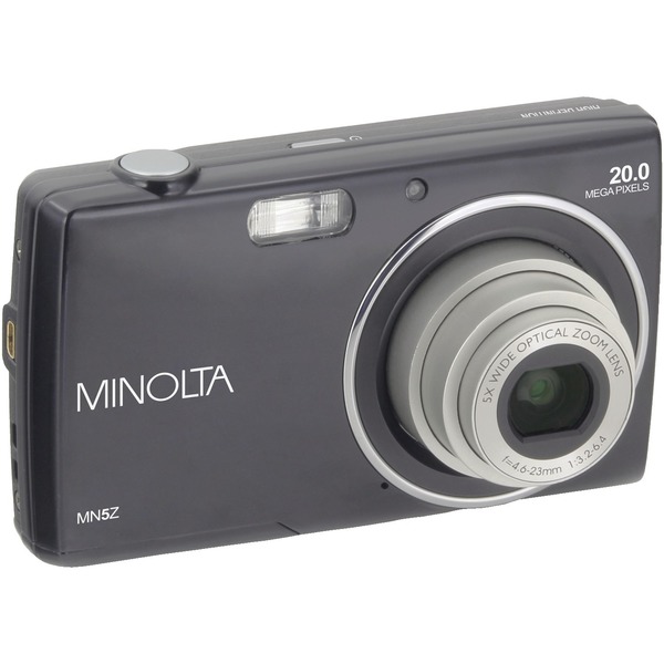 Minolta HD 20.0-Megapixel Digital Camera with 5x Zoom (Black) MN5Z-BK